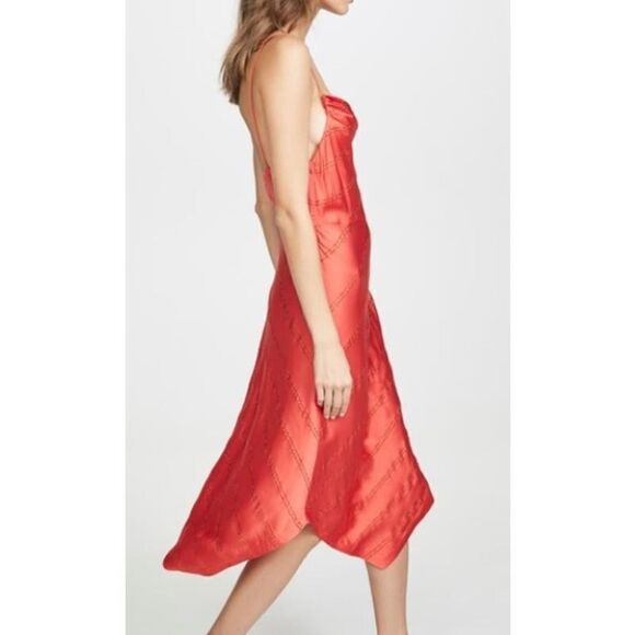 Retrofete Lilly Red Sequin Midi Slip Dress NWT Sz. S - Picture 5 of 12